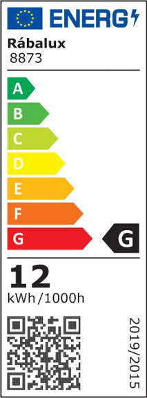 Svietidlo LED nastenné Maribor 8873 12W 780lm 4000K 230V IP65 čierne