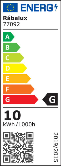 Svietidlo LED nástenné Zaragoza 77092 10W 560lm 4000K 230V IP54 čierna