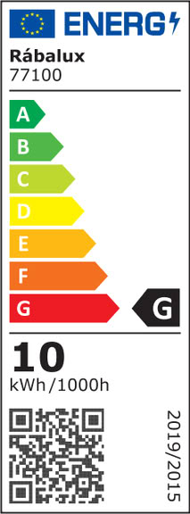 Svietidlo LED nástenné Lublin 77100 10W 480lm 4000K 230V IP54 čierna