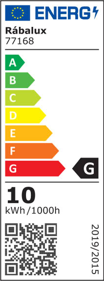 Svietidlo LED nástenné Hallstatt 77168 10W 320lm 3000K 230V IP54 čierna