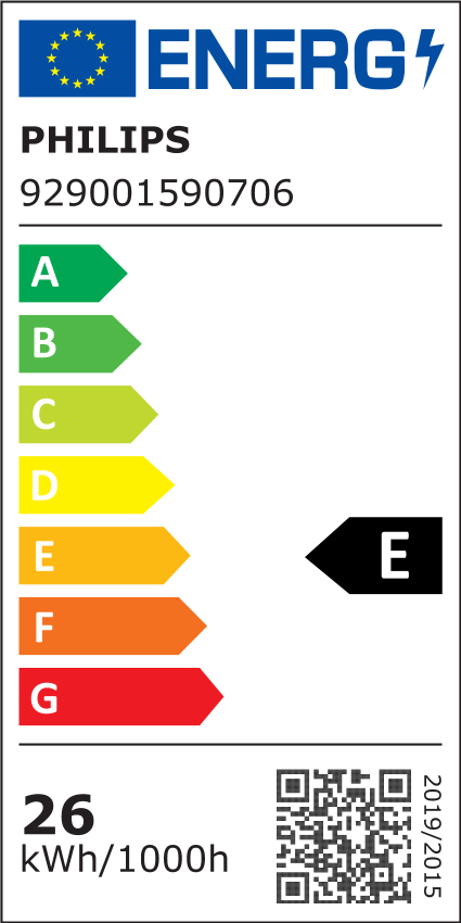 Svietidlo LED lištové NUMINOS XL PHASE 1005732 3F 36W 3530lm 3000K 24° 230V IP20 - energetický štítok