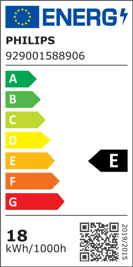 Svietidlo LED lištové 3 NUMINOS PHASE M 1004192 3F 20,1W 2260lm 4000K 60° 230V biel/čier.. - energetický štítok