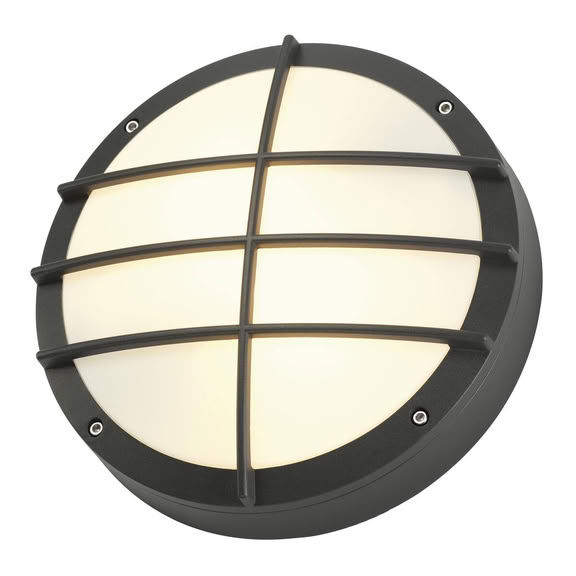 Svietidlo nástenné BULAN GRID 229085 max. 2x25W E27 230V IP44 antracit