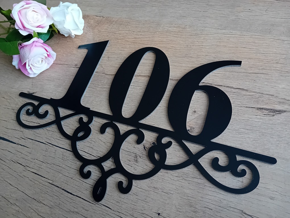 Číslo na dom: Ornament elegance