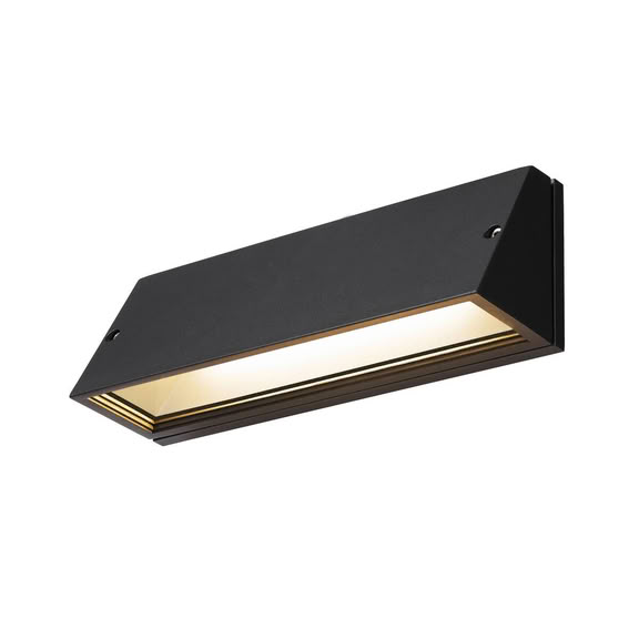 Svietidlo LED nástenné PEMA WL 16W 1400lm CCT 3000/4000K IP65 čierna