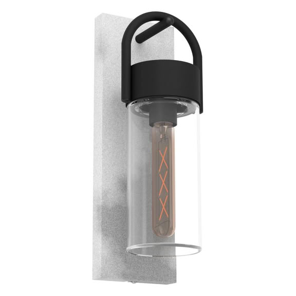 Svietidlo nastenné CARRARO 900286 max.28W E27 230V IP44 betón