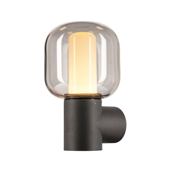 Svietidlo LED nástenné OVALISK WL 1004678 9,2W 630lm 3000/4000K 230V IP65 antracit