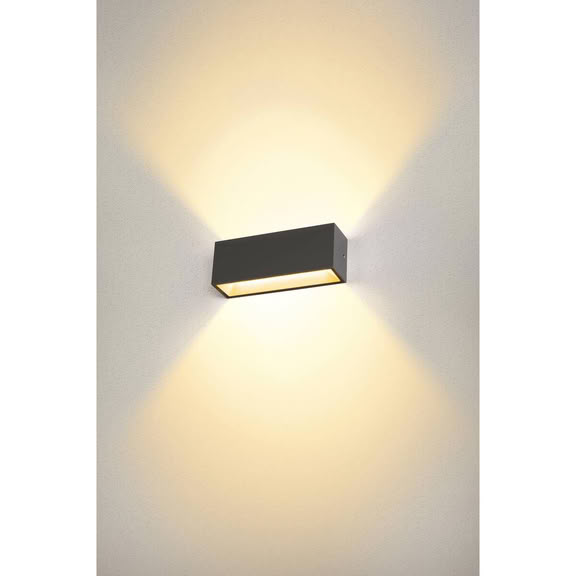 Svietidlo LED prisadené SITRA L WL UP/DOWN 1005155 24W 2700/4150lm 3000/4000K 230V IP44 antracit