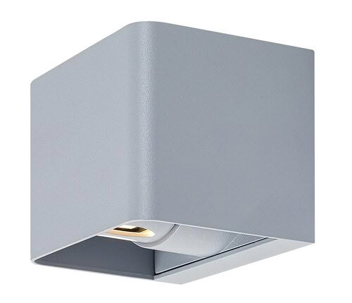 Svietidlo LED nástenné Hallstatt 77170 10W 320lm 3000K 230V IP54 sivá