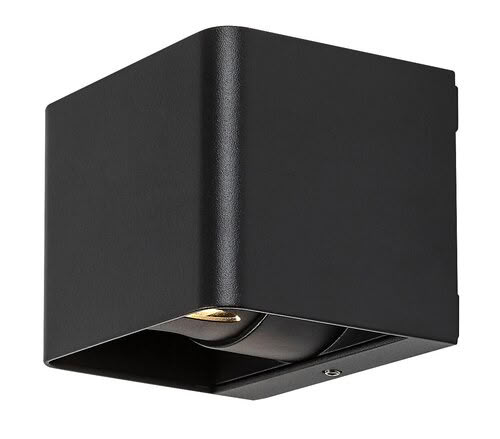 Svietidlo LED nástenné Hallstatt 77168 10W 320lm 3000K 230V IP54 čierna