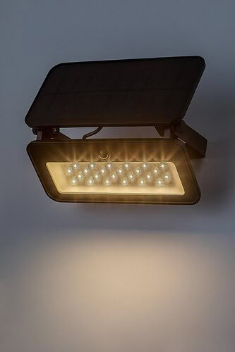 Svietidlo LED solárne so senz. Tarcal 77160 8W 1200lm 3000/4000/6500K 3,7V IP65 čierna