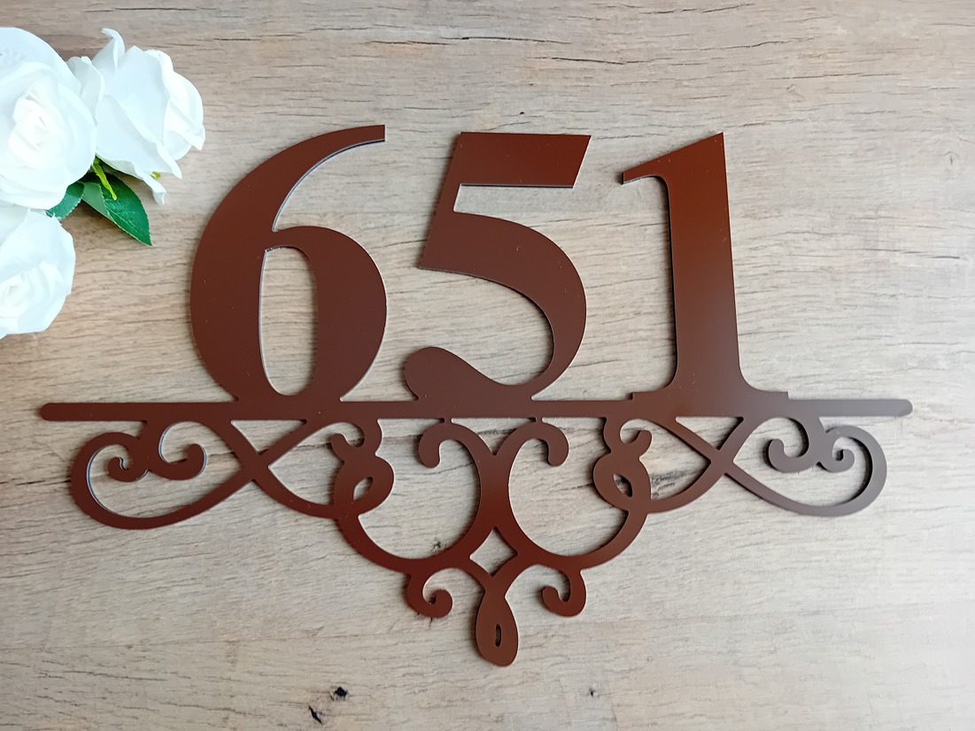 Číslo na dom: Ornament elegance