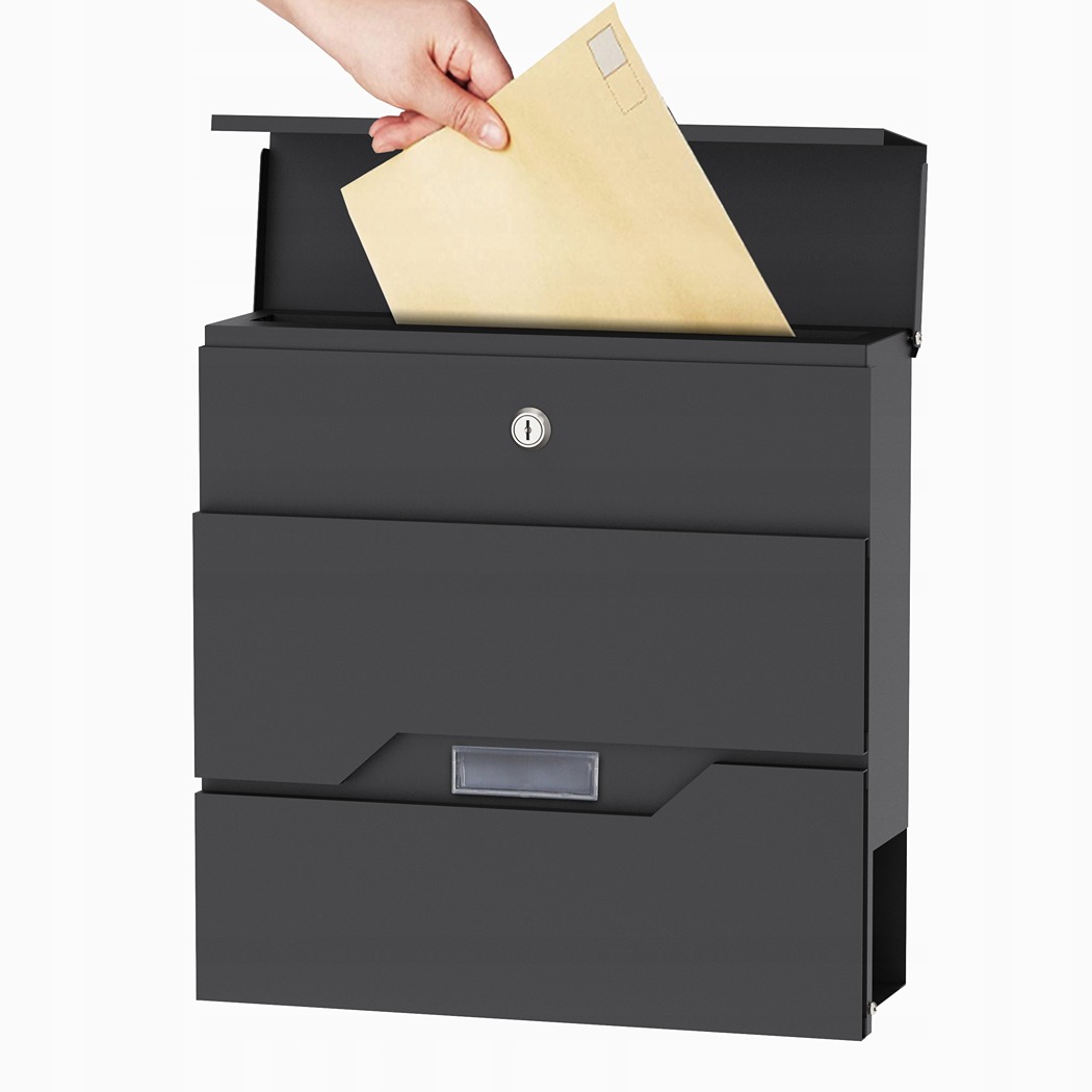 Poštová schránka Line Black