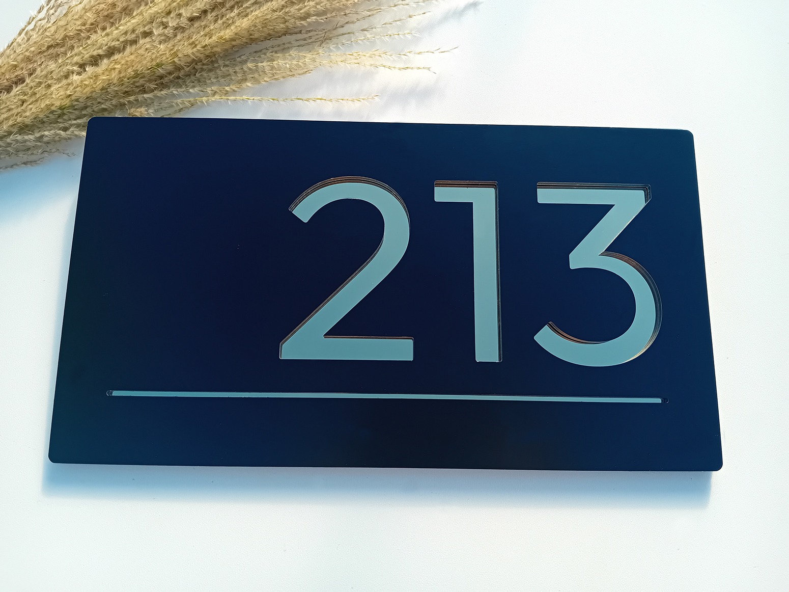 Číslo na dom: Obdĺžnik mini line