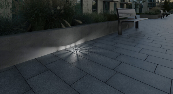 Svietidlo LED nájazdové ROGER DL 07280 1W 6500K 230V IP66 sivá