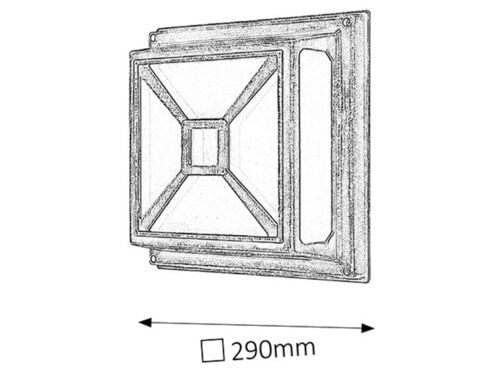 Svietidlo nástenné Darius 8190 max. 2x60W E27 230V IP54