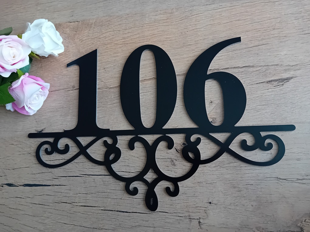 Číslo na dom: Ornament elegance