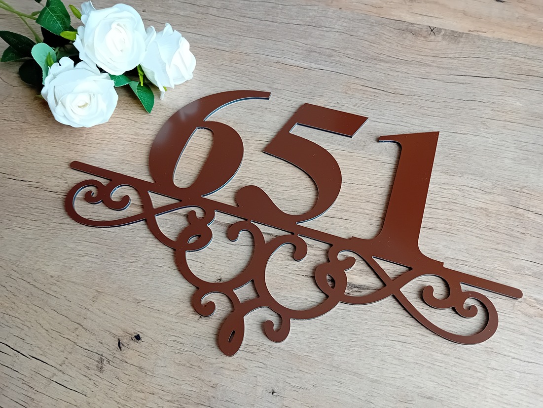 Číslo na dom: Ornament elegance