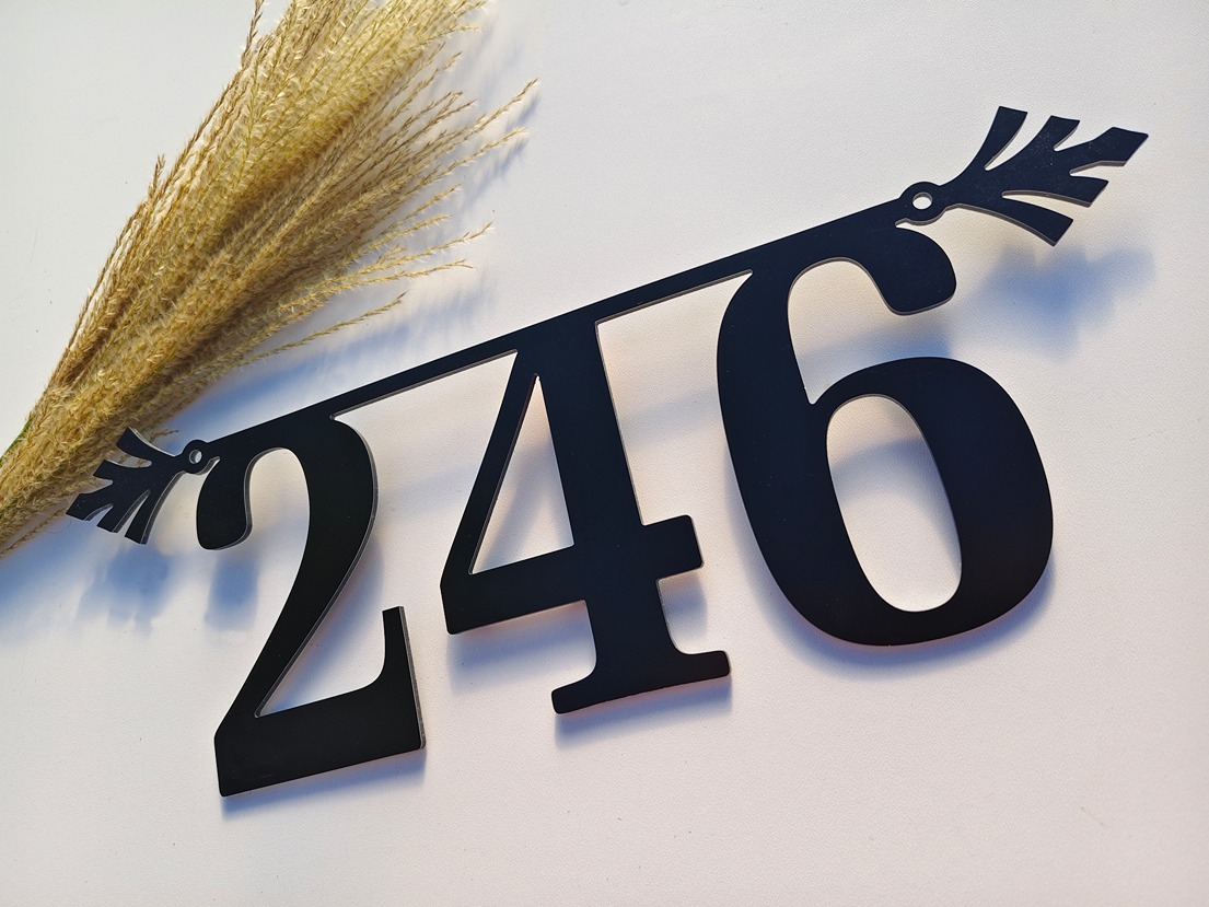 Číslo na dom: Ornament modern