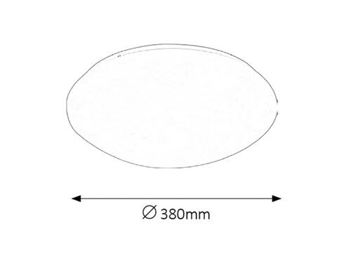 Svietidlo LED prisadené Lucas 3439 24W 1560lm 4000K 230V IP44 biela