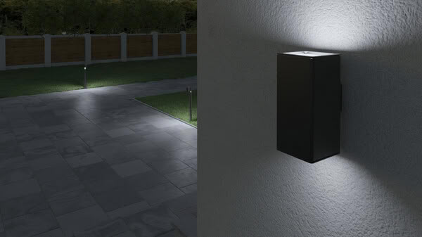 Svietidlo nástenné GORI EL 235 D 29001 max.2x35W GU10 230V IP44 antracit