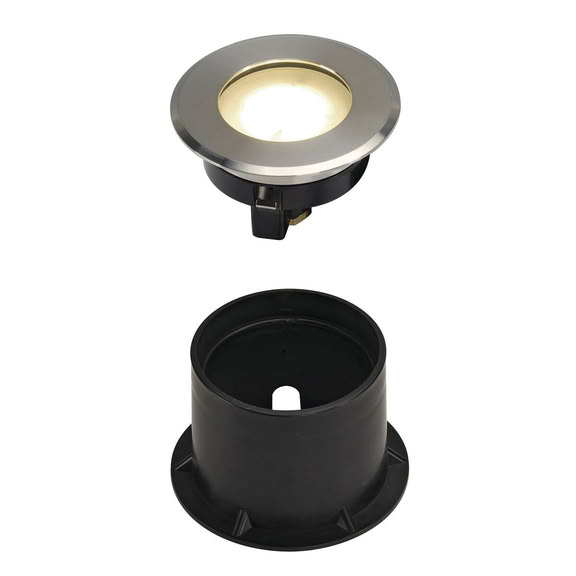 Svietidlo LED zemné DASAR FLAT228412 4,3W 140lm 3000K 230V IP67 hliník/nerezová oceľ