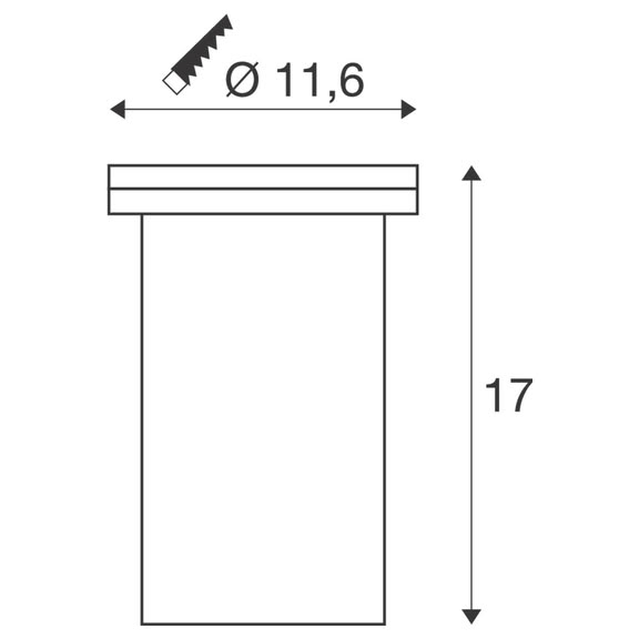 Svietidlo zemné DASAR EXACT 228430 max.35W GU10 230V IP67 hliník/nerezová oceľ