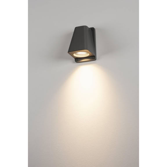 Svietidlo nastenné WALLYX 227195 max.50W GU10 230V IP44 antracit
