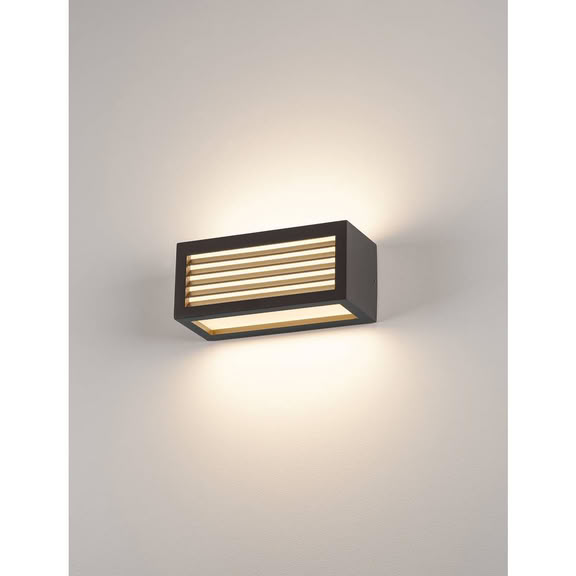 Svietidlo nastenné BOX-L 232495 max.18W E27 230V IP44 antracit