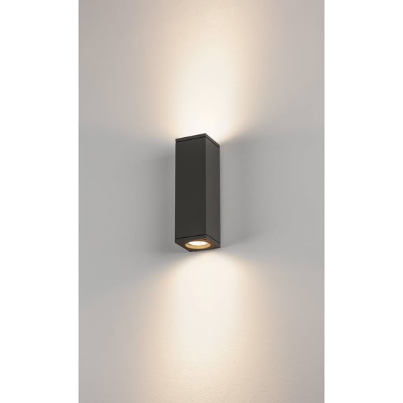 Svietidlo nastenné NEW THEO UP-DOWN OUT 229535 max.2x35W GU10 230V IP44 antracit