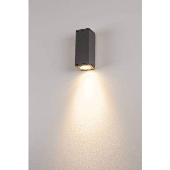 Svietidlo nastenné THEO WALL OUT 229525 max.35W GU10 230V IP44 antracit