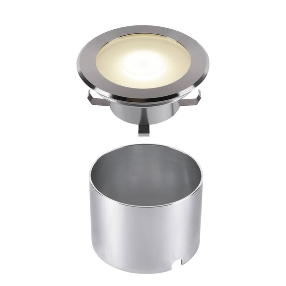 Svietidlo LED zemné DASAR FLAT 120 EL 7W 520lm 3000K 230V IP65/IP67 nerez
