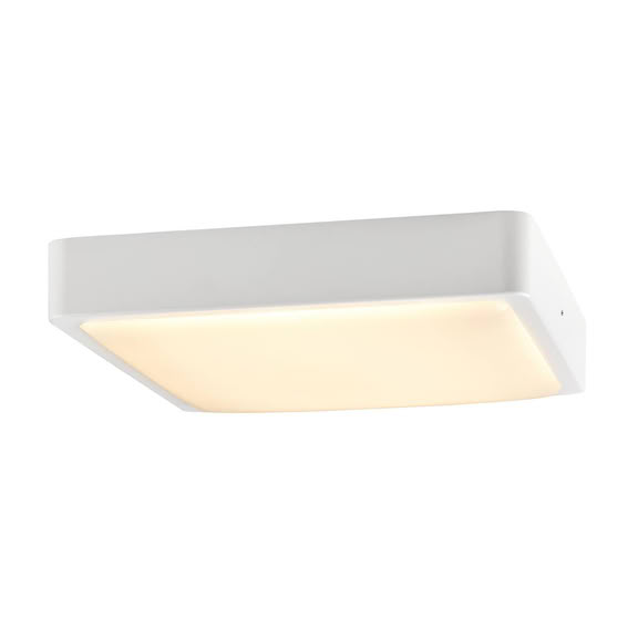 Svietidlo LED prisadené AINOS SQUARE 1003449 17W 1300lm 3000/4000K 230V IP65 biela