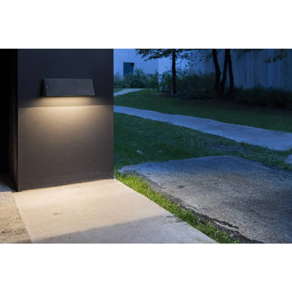 Svietidlo LED nástenné PEMA WL 16W 1400lm CCT 3000/4000K IP65 čierna