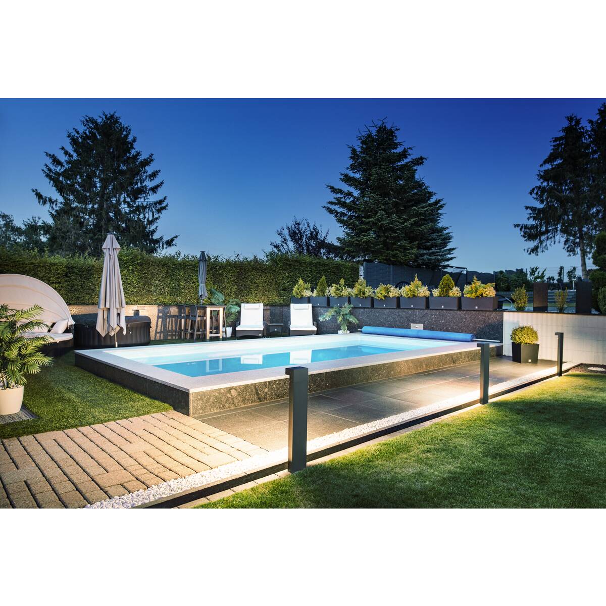 Svietidlo LED stĺpikové L-LINE OUT 80 FL Pole 1003538 7W 530lm 3000/4000K 230V IP65 antracit