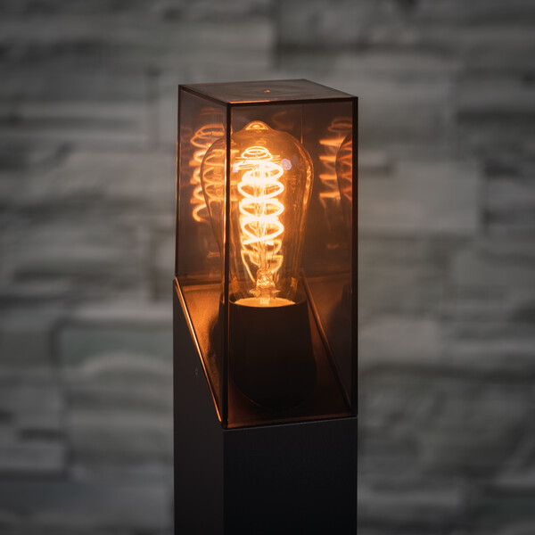 Svietidlo stĺpikové LAVEN 80 GR 36545 max.10W E27 230V IP44 grafit