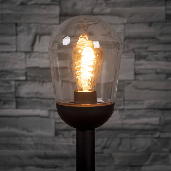 Svietidlo nástenné LIEGO EL 28 UP B 36532 max.15W E27 230V IP44 čierna