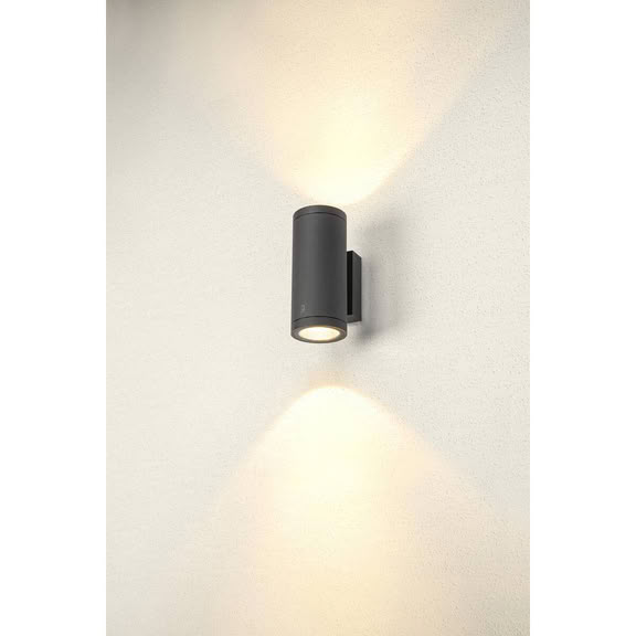 Svietidlo LED nástenné ENOLA M RD UP/DOWN 1003425 19W 1480lm 3000/4000K 230V IP65 antracit