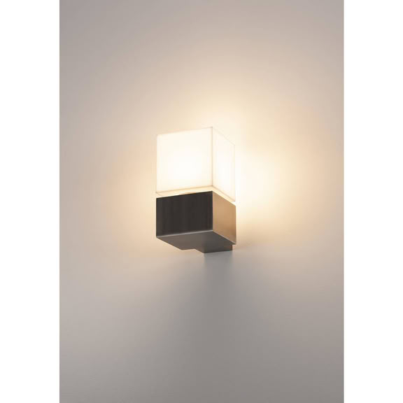 Svietidlo nástenné SQUARE WL 1000336 max.20W E27 230V IP44 leštený hliník