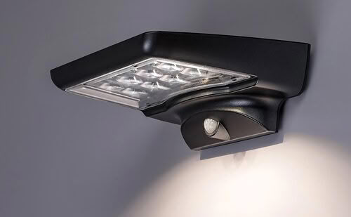 Svietidlo LED solárne so senz. Moselle 77014 4W 300lm 4000K 3,7VDC IP44 čierna
