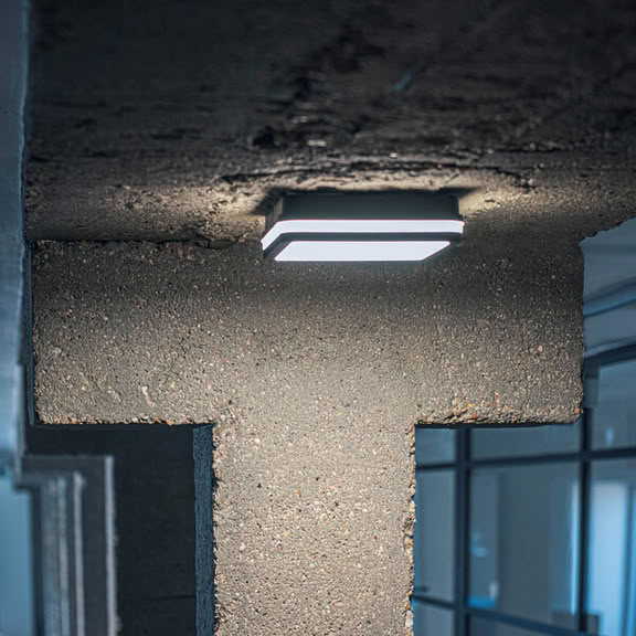 Svietidlo LED prisadené BENO CCT-L G 38787 12/18W 1770lm 3000/3500/4000K 230V IP65 grafit