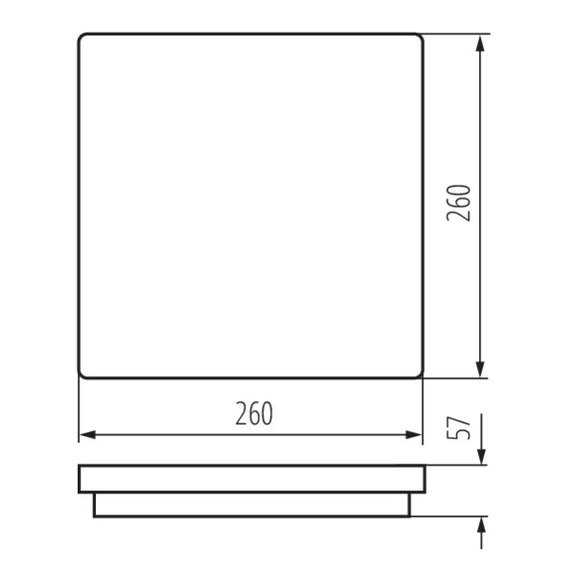 Svietidlo LED so senz. BENO CCT-L-SE G 38780 24/30W 2940lm 3000/3500/4000K 230V IP65 grafit