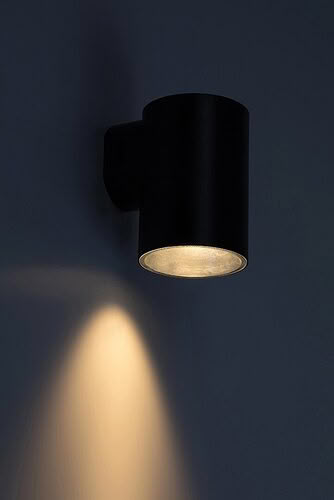 Svietidlo LED nástenné Urfa 77154 9W 900lm 2700/4000/6500K 230V IP65 čierna