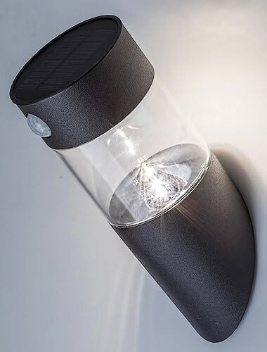 Svietidlo LED solárne so senz. Kapuas 77015 1,5W 100lm 4000K 3,7V IP65 čierna