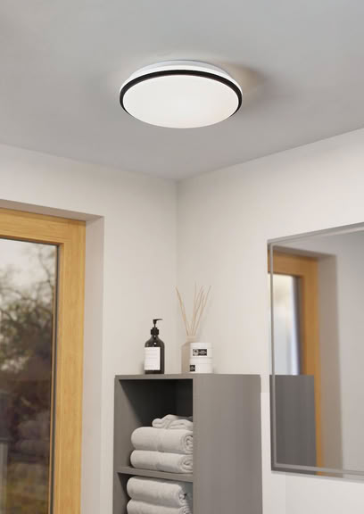 Svietidlo LED prisadené MARGIDORE 901529 18W 2250lm 3000/4000/6000K 230V IP54 biela/čierna