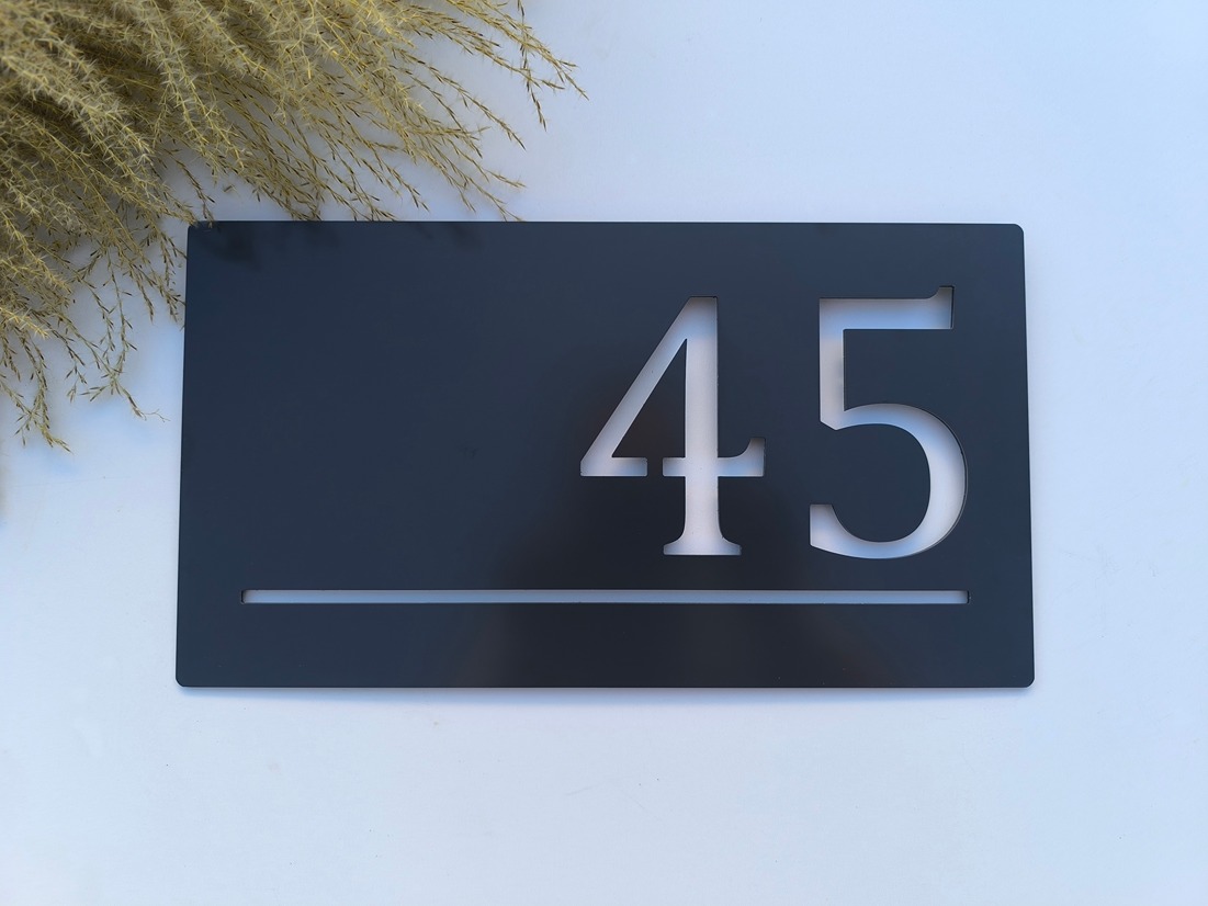 Číslo na dom: Obdĺžnik big line