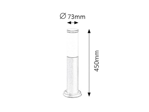 Svietidlo prisadené Black torch 8147 max. 1x25W E27 230V IP44 čierna