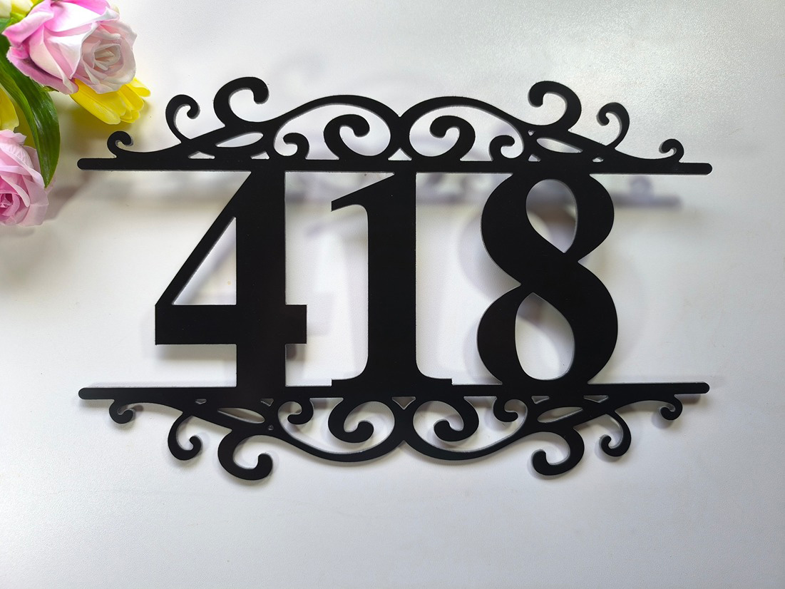 Číslo na dom: Ornament luxus