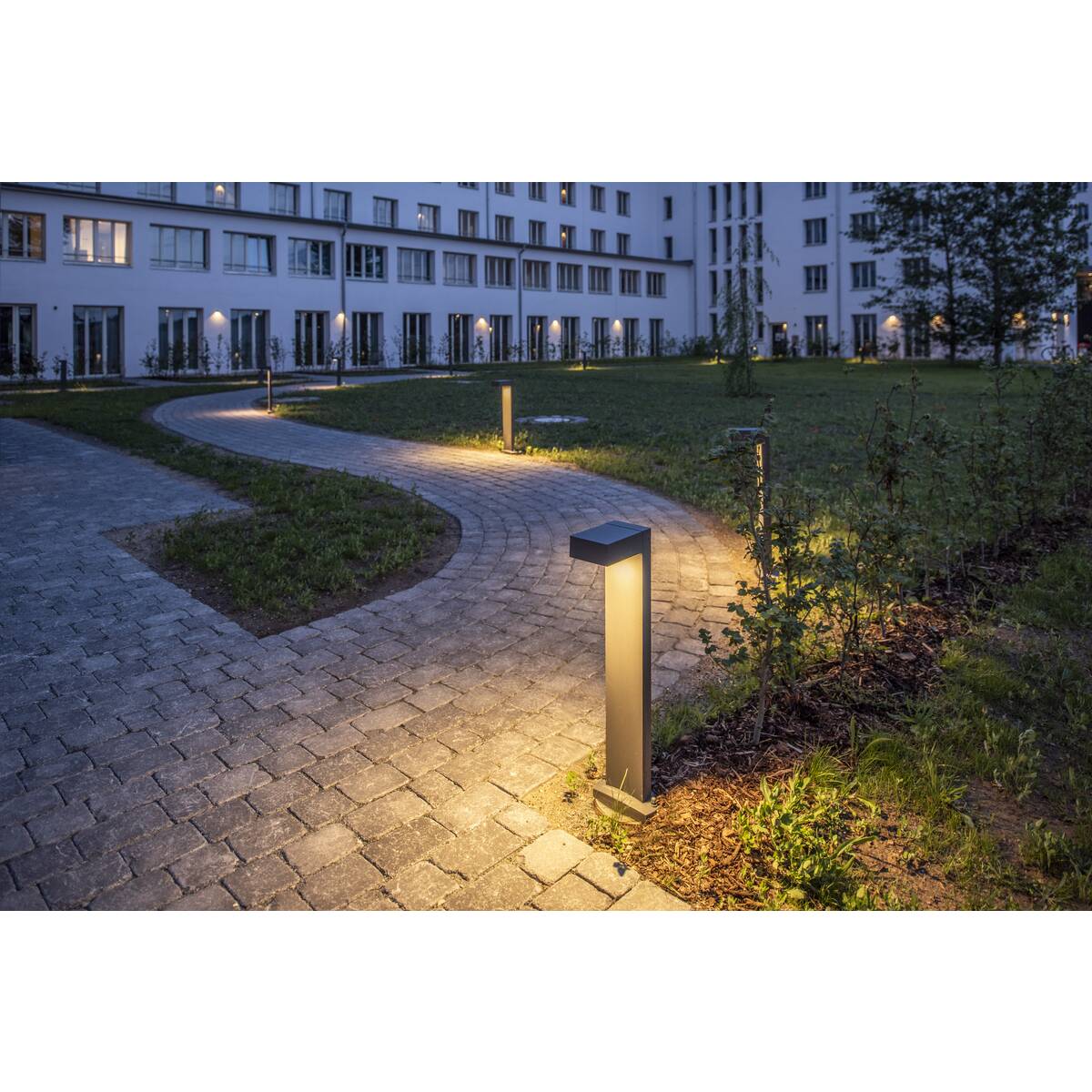 Svietidlo stĺpikové QUADRASYL SL 232295 max.11W GX53 230V IP44 antracit