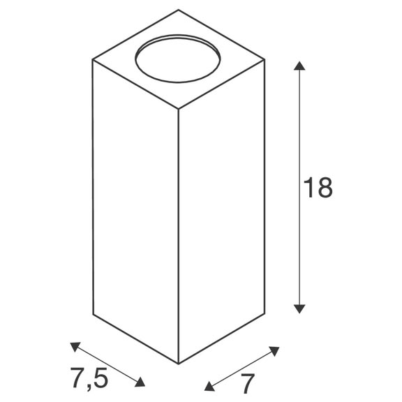 Svietidlo nastenné THEO WALL OUT 229525 max.35W GU10 230V IP44 antracit